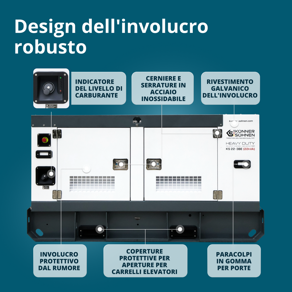 Centrale Elettrica Diesel Trifase KS 22-3BE