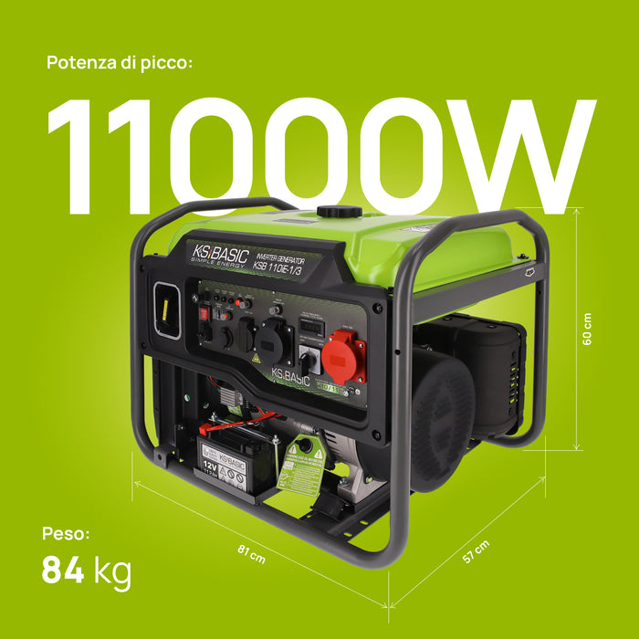 Generatore inverter KSB 110iE-1/3