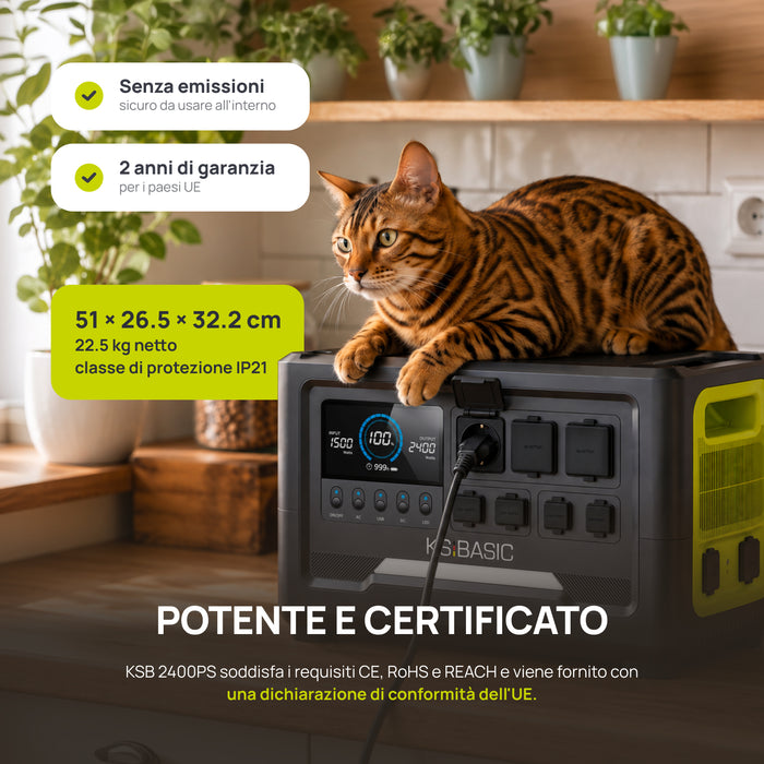 Stazione di Alimentazione Portatile KSB 2400PS