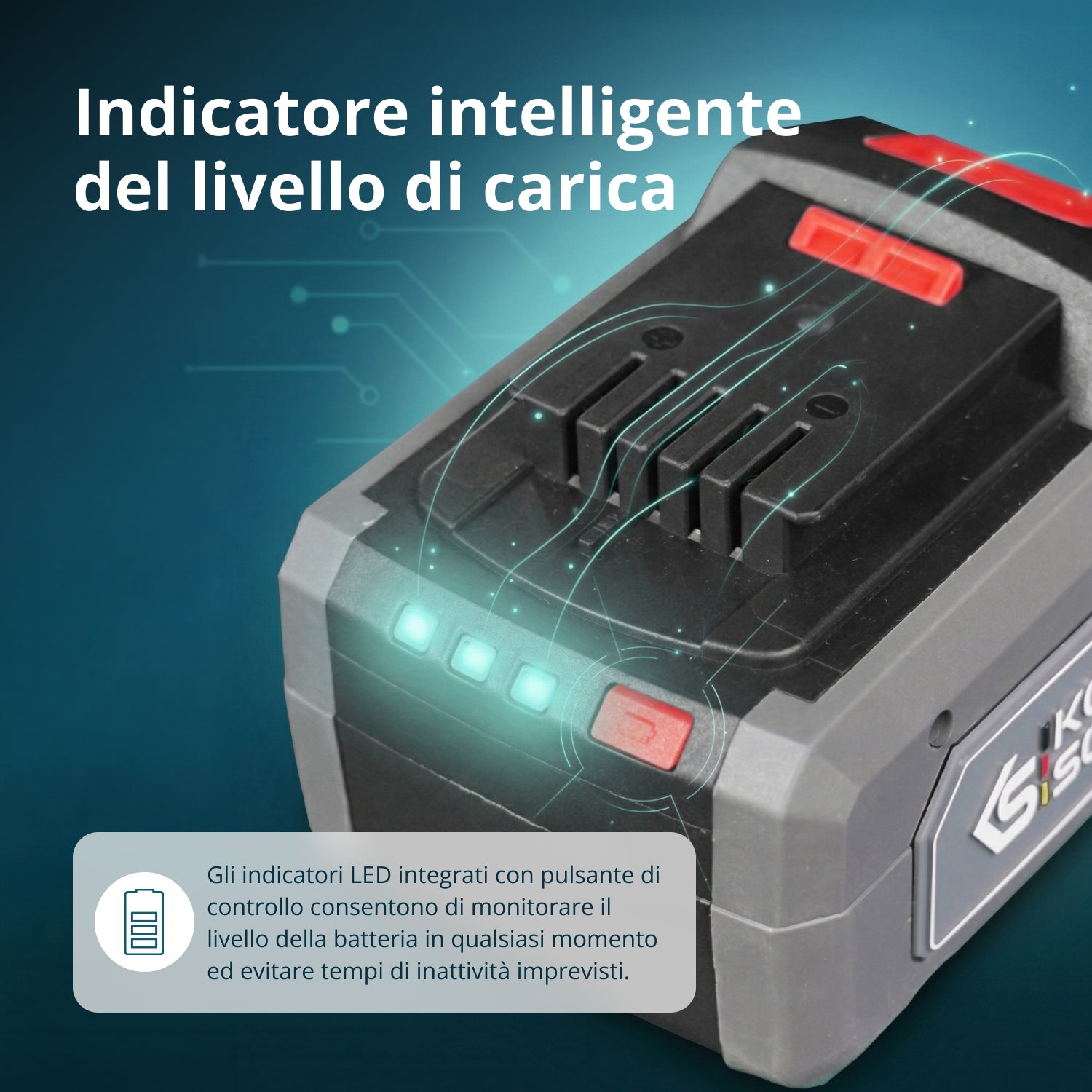 Batteria al litio da 20V KS 20V8-2