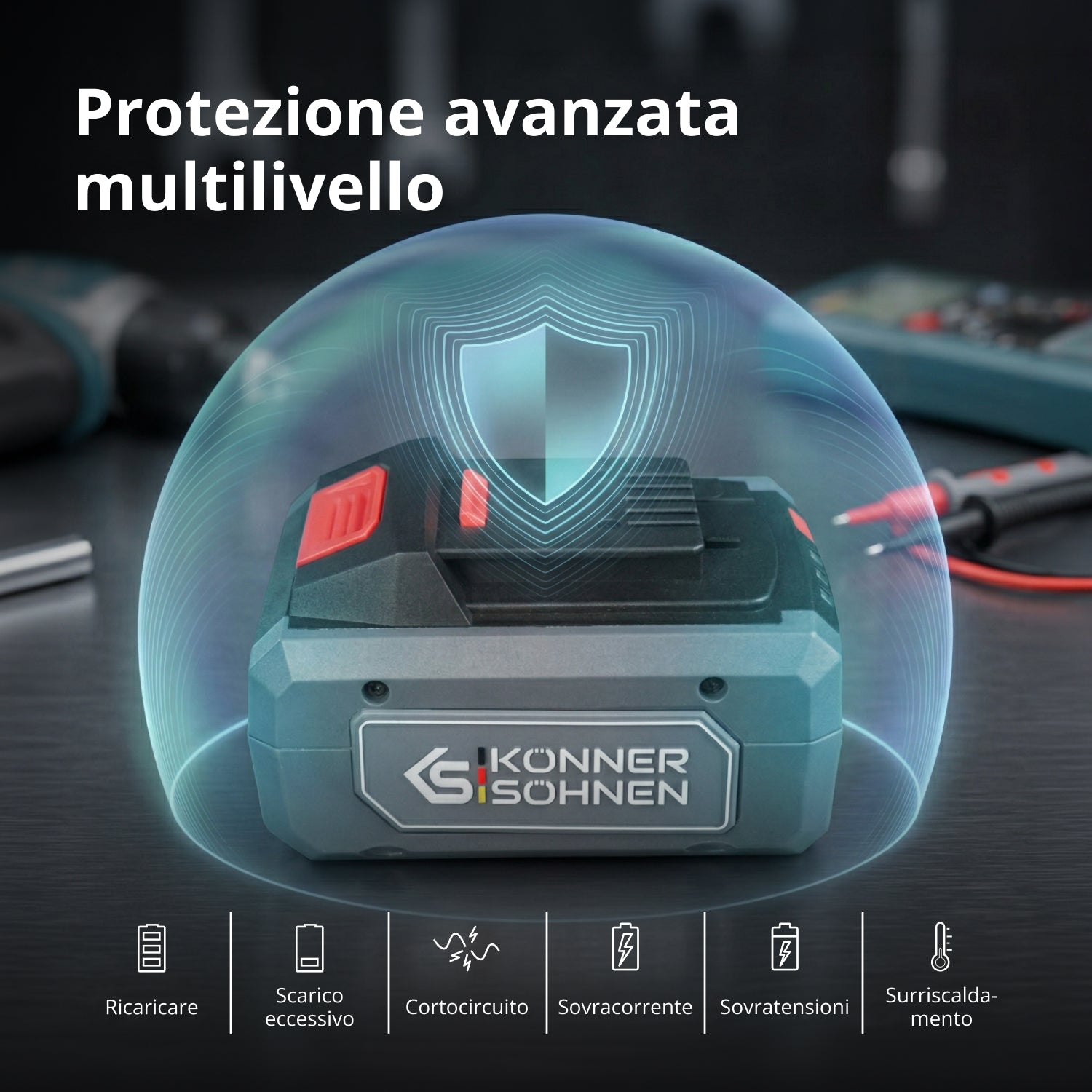 Batteria al litio da 20V KS 20V8-2