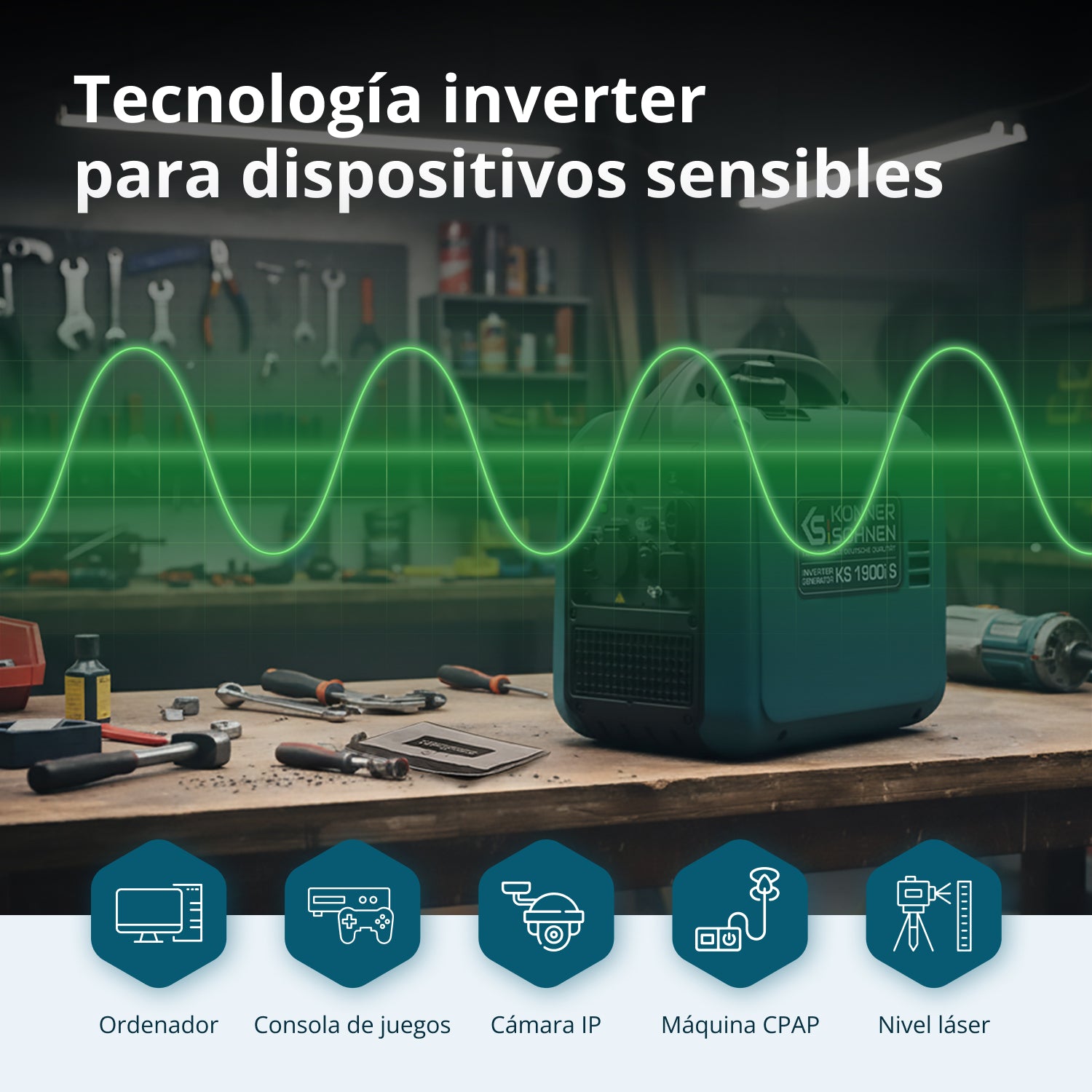 Generador inverter KS 1900i S