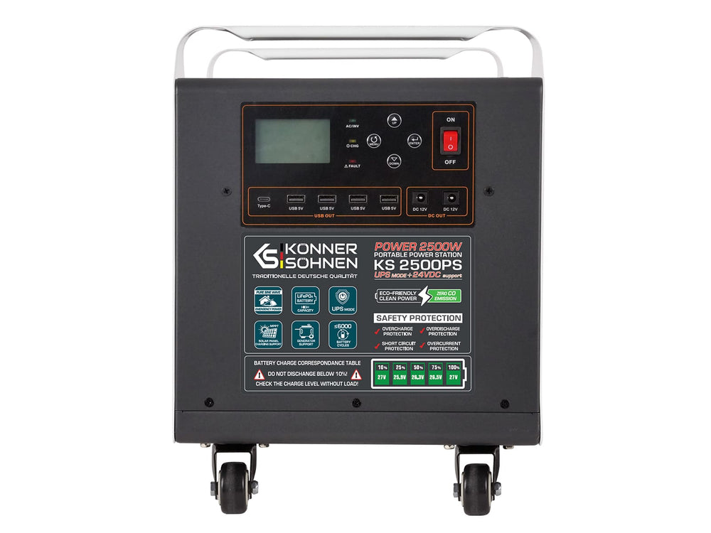 Tragbare Powerstation KS 2500PS