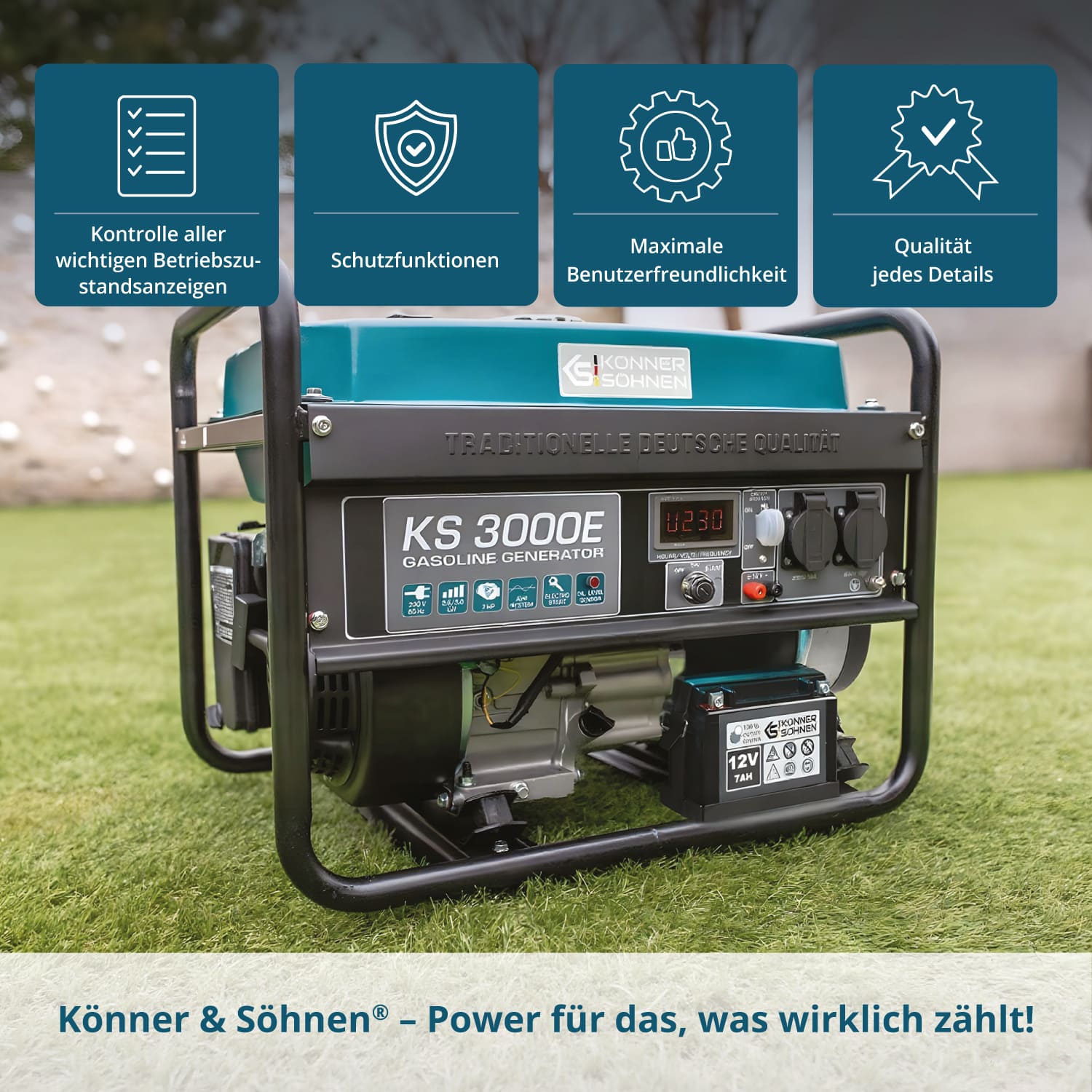 Generatore a benzina "Könner & Söhnen" KS 3000E
