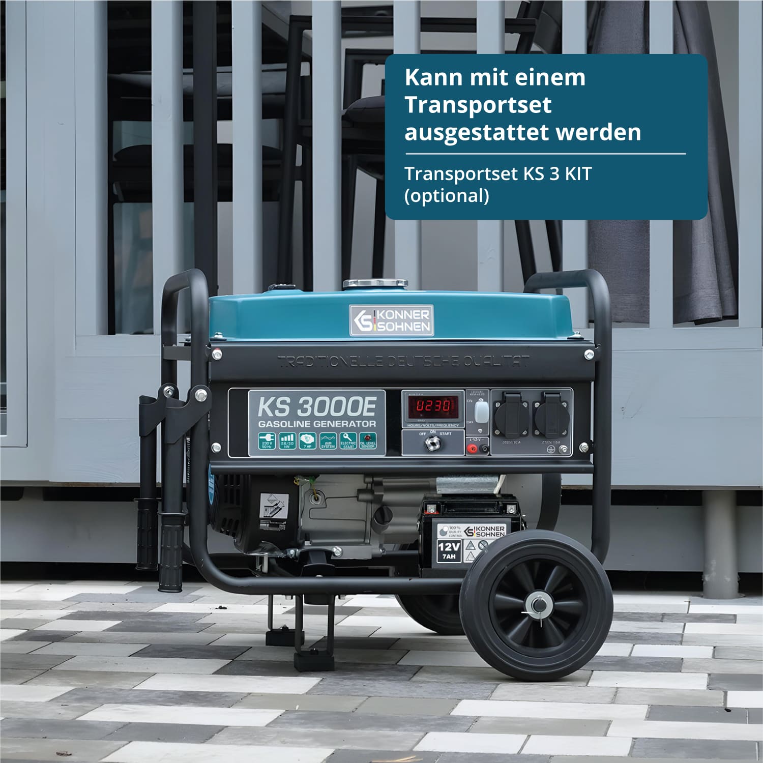 Generatore a benzina "Könner & Söhnen" KS 3000E