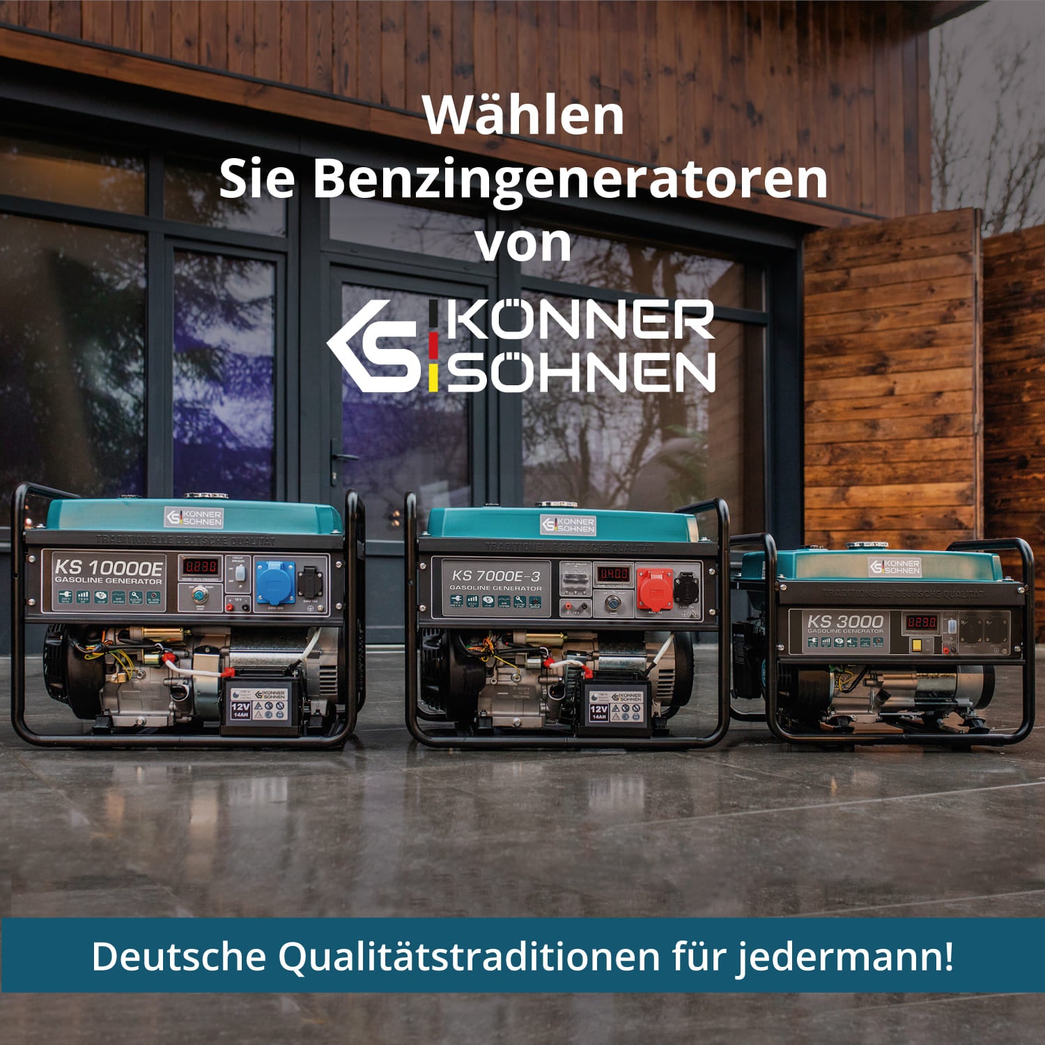 Generatore a benzina "Könner & Söhnen" KS 3000E