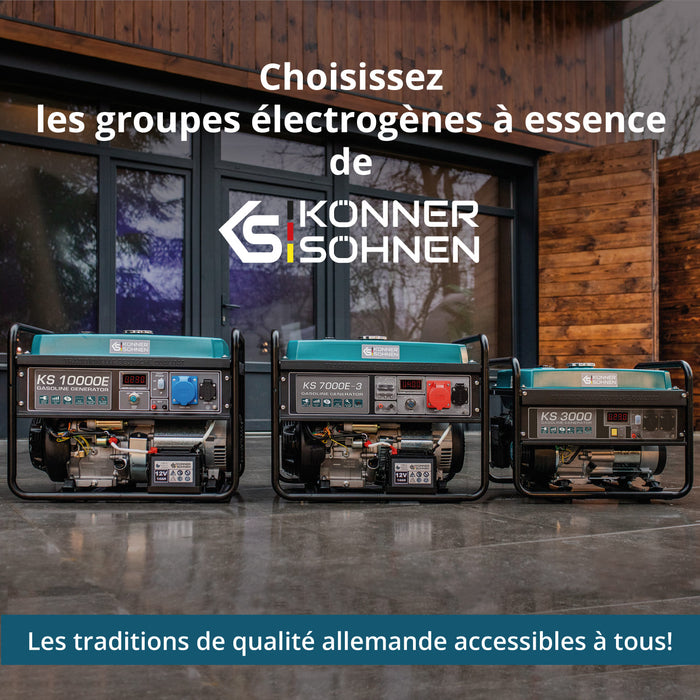 Groupe électrogène à essence "Könner & Söhnen" KS 3000E