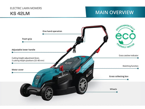 Cortador de relva elétrico KS 42LM