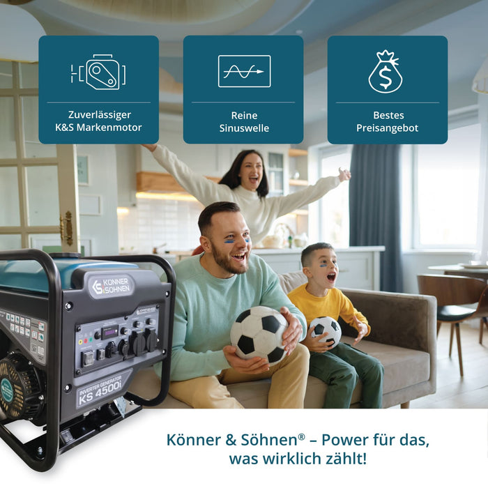 Invertorový generátor KS 4500i