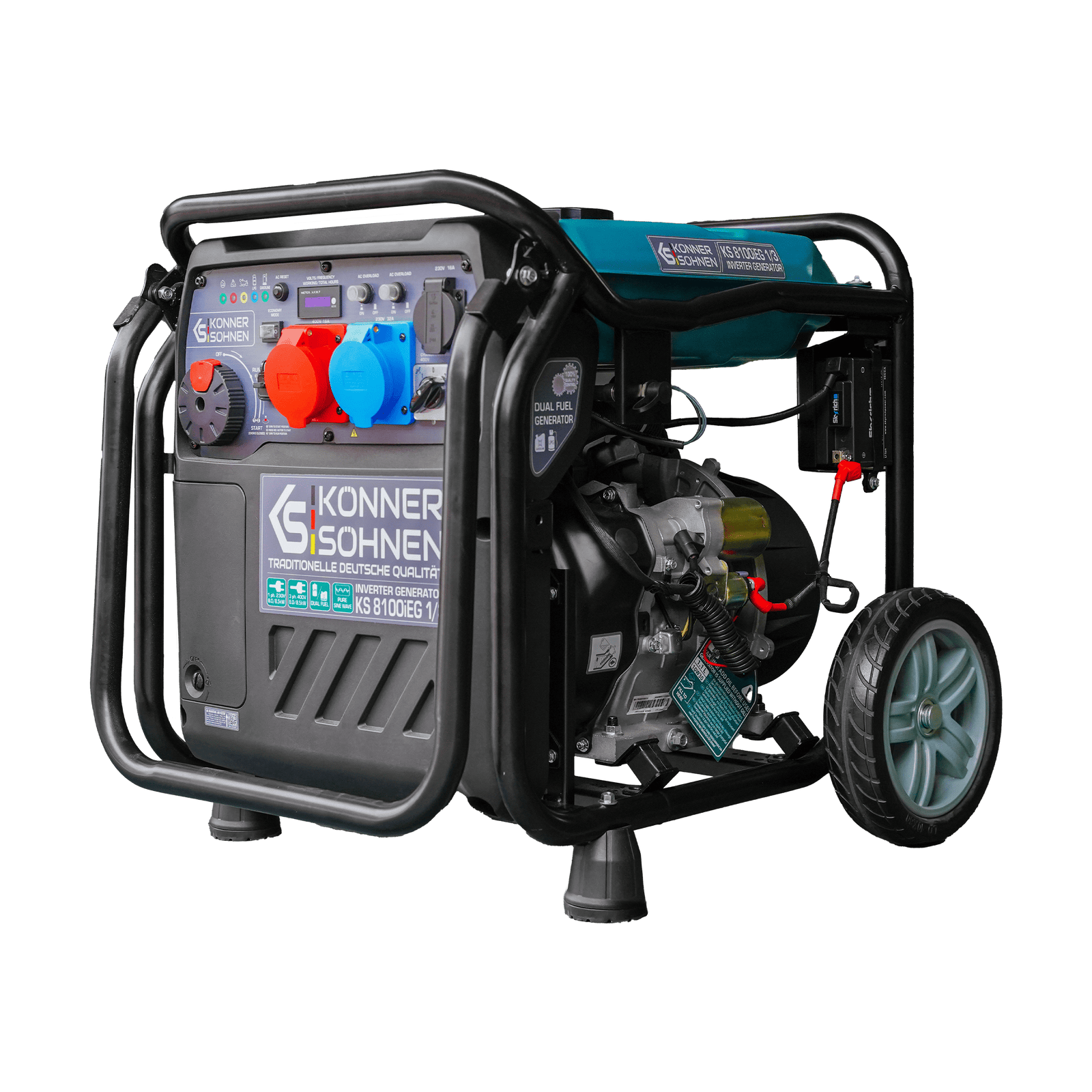 LPG/benzin inverteres generátor KS 8100iEG 1/3