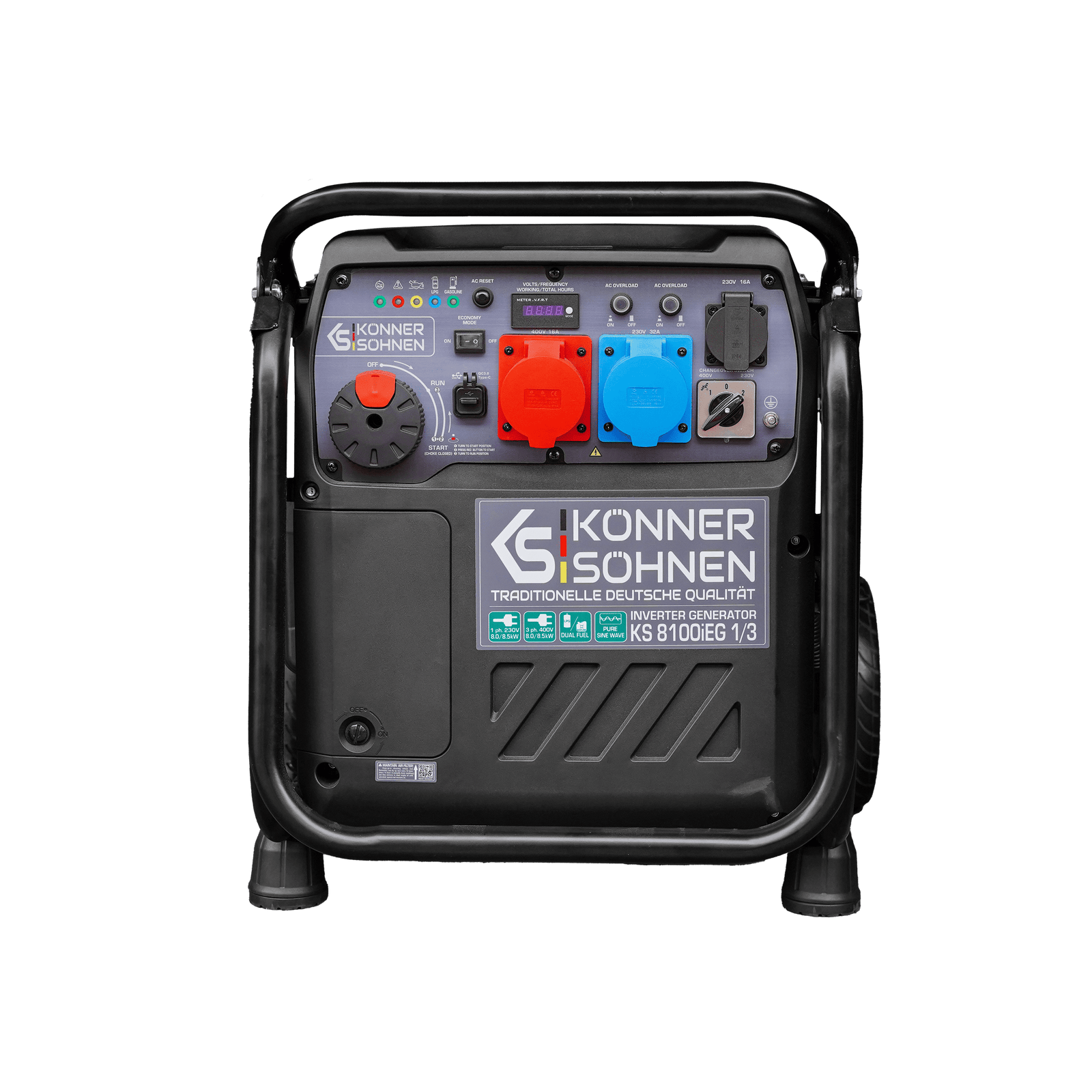 LPG/benzin inverteres generátor KS 8100iEG 1/3