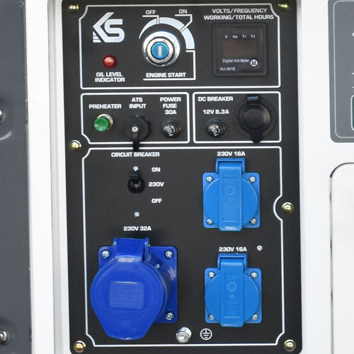The user-friendly ergonomic control panel