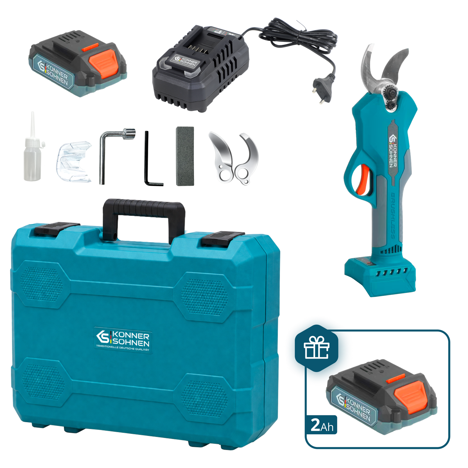 Ledningsfri Elektrisk Beskæresaks KS CPS20V-32 CASE PLUS