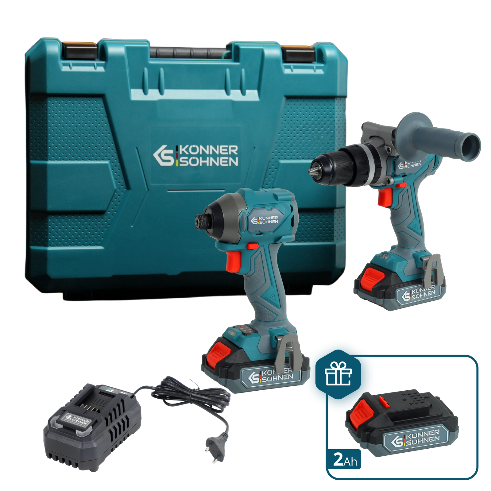 Набір акумуляторного електроінструменту 2-в-1 KS IDISD 20V SET 2 PLUS