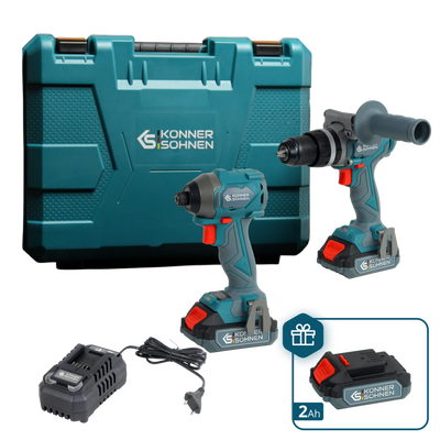 Набір акумуляторного електроінструменту 2-в-1 KS IDISD 20V SET 2 PLUS