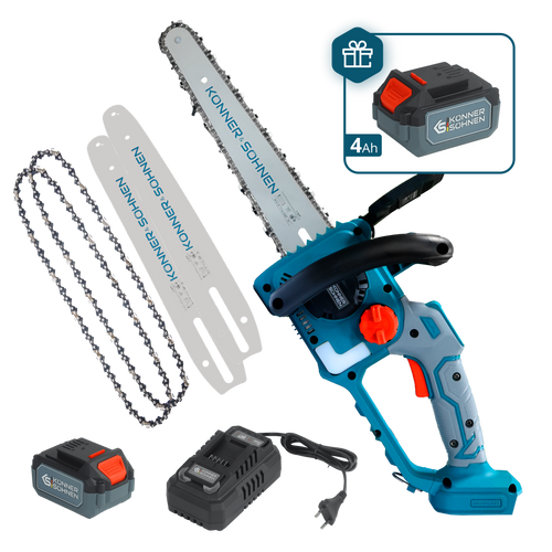 Ασύρματο Μίνι Αλυσοπρίονο KS MCS20V-12 SET PLUS