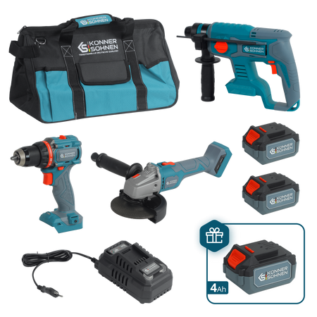 Drahtloses Meister-Set 3-in-1 KS RHAGD 20V SET 3 PLUS