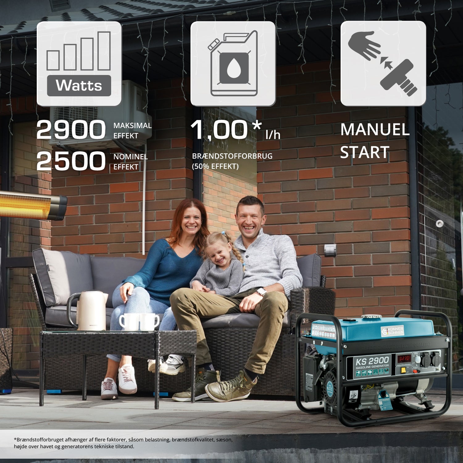 Benzingenerator "Könner & Söhnen" KS 2900