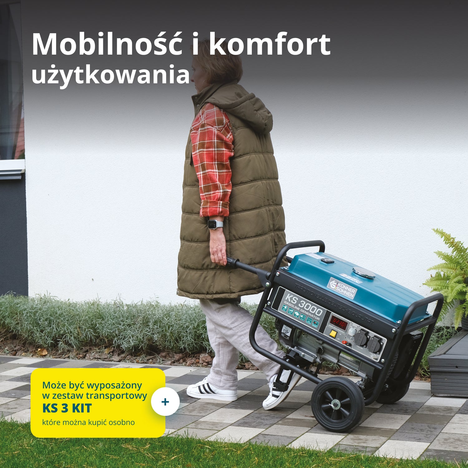Generator benzynowy „Könner & Söhnen” KS 3000