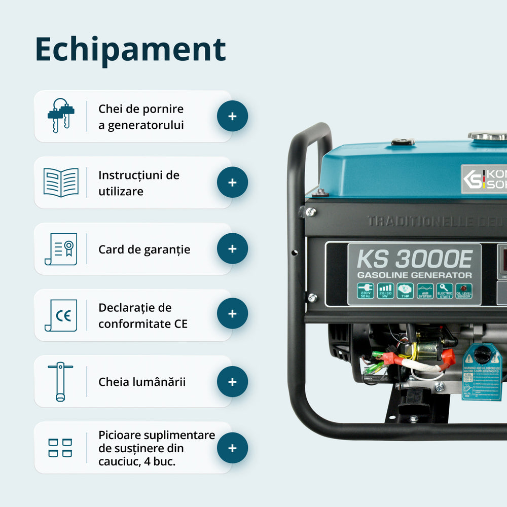Generator pe benzină „Könner & Söhnen” KS 3000E