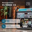 Benzínový generátor „Könner & Söhnen“ KS 10000E 1/3 thumbnail