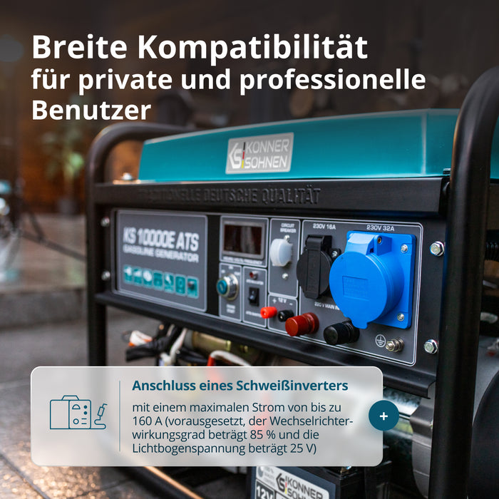 Bensinaggregat "Könner & Söhnen" KS 10000E ATS