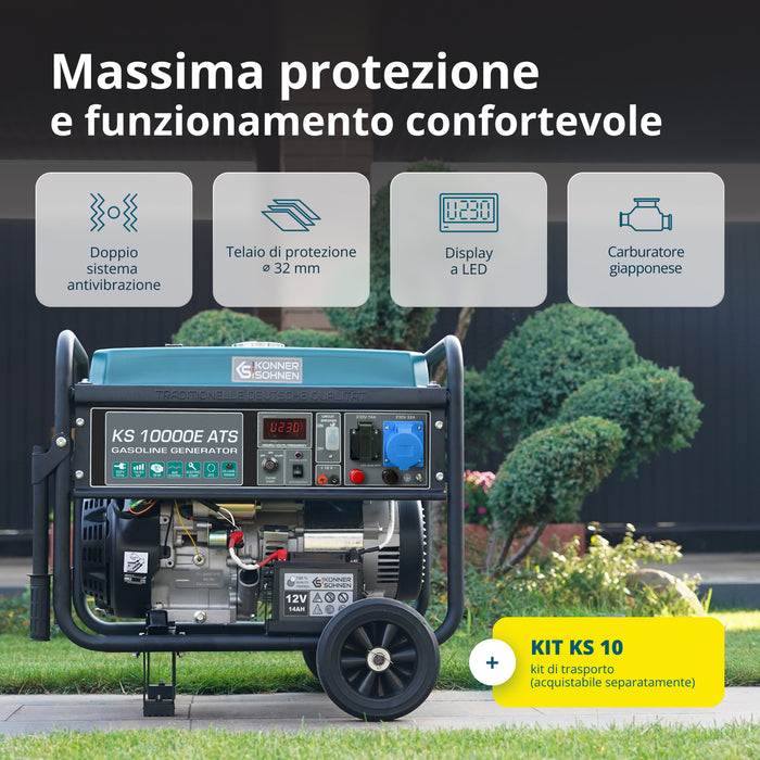 Generatore a benzina "Könner & Söhnen" KS 10000E ATS