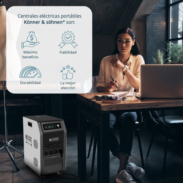 Central eléctrica portátil 3-en-1 KS 5200PS