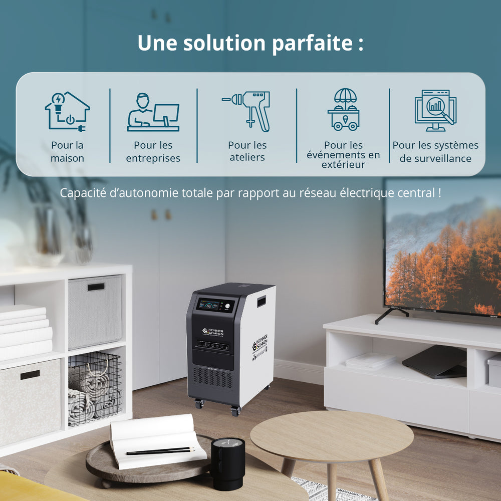 Station d’énergie portable 3-en-1 KS 5200PS