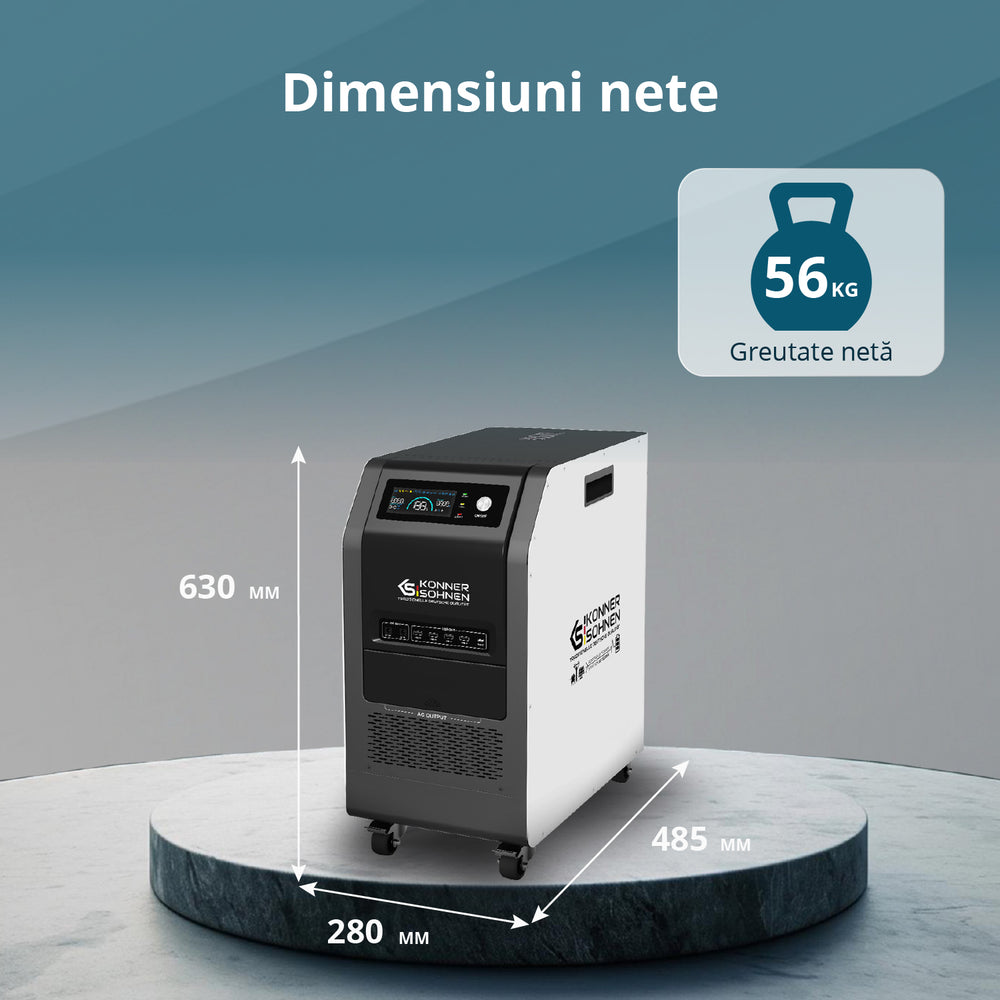 Stație de alimentare portabilă 3-ÎN-1 KS 5200PS