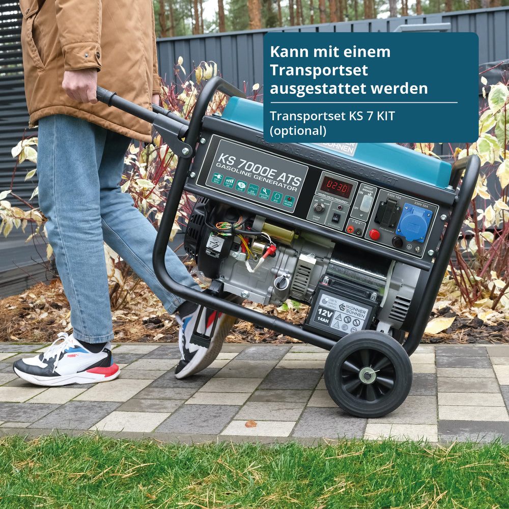 Benzinmotoros generátor „Könner & Söhnen” KS 7000E ATS