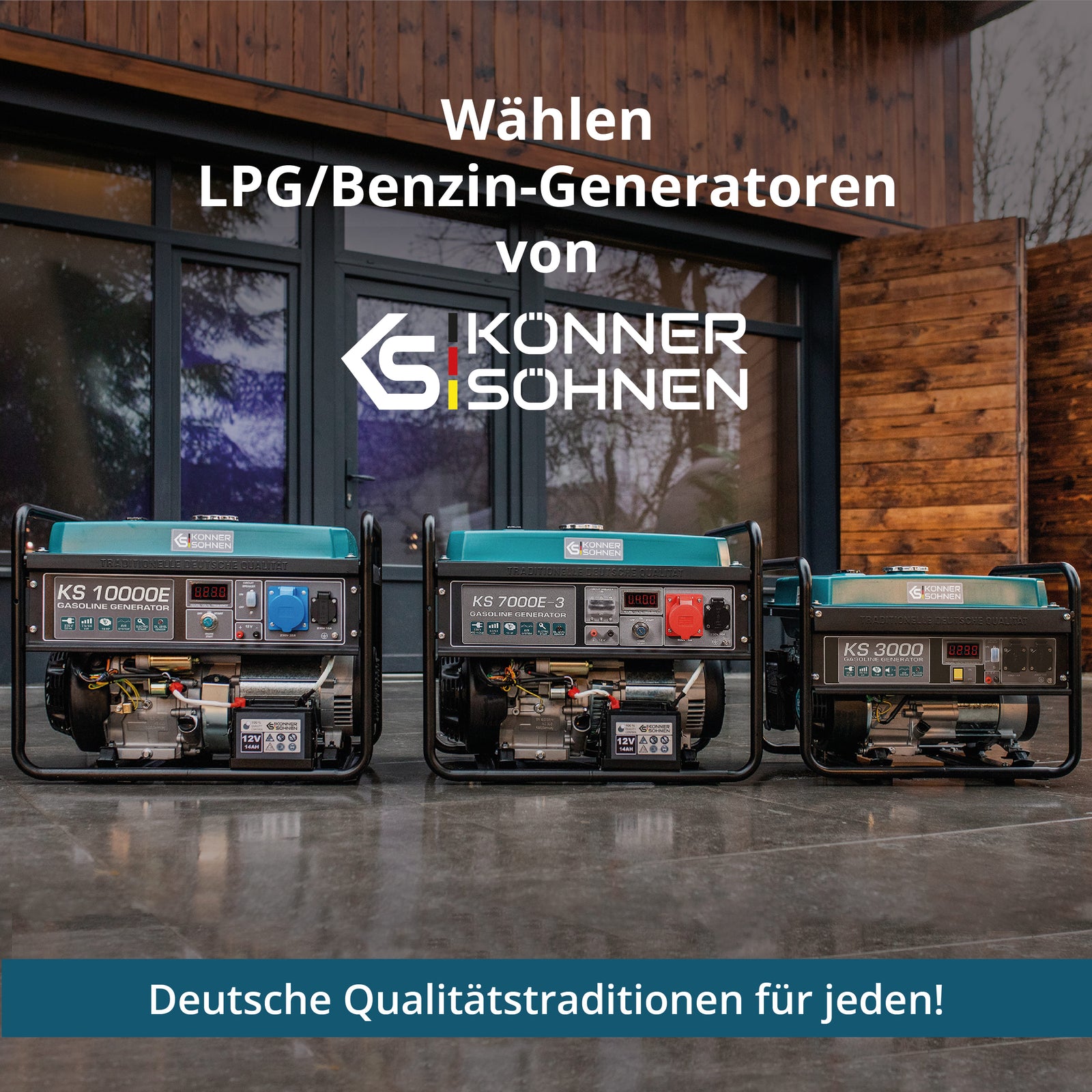 Generatore a gas/LPG "Könner & Söhnen" KS 7000E G