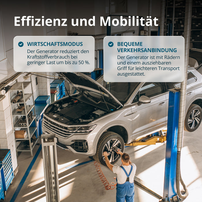 LPG/benzínový invertorový generátor KS 8100iEG 1/3