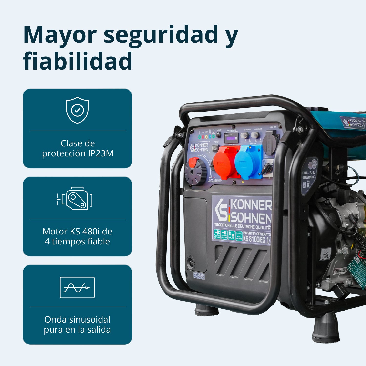 Generador Inverter KS 8100iEG 1/3