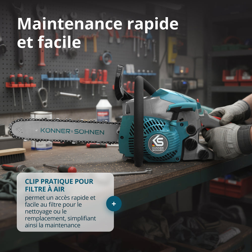 Tronçonneuse à essence KS CS18G-14C