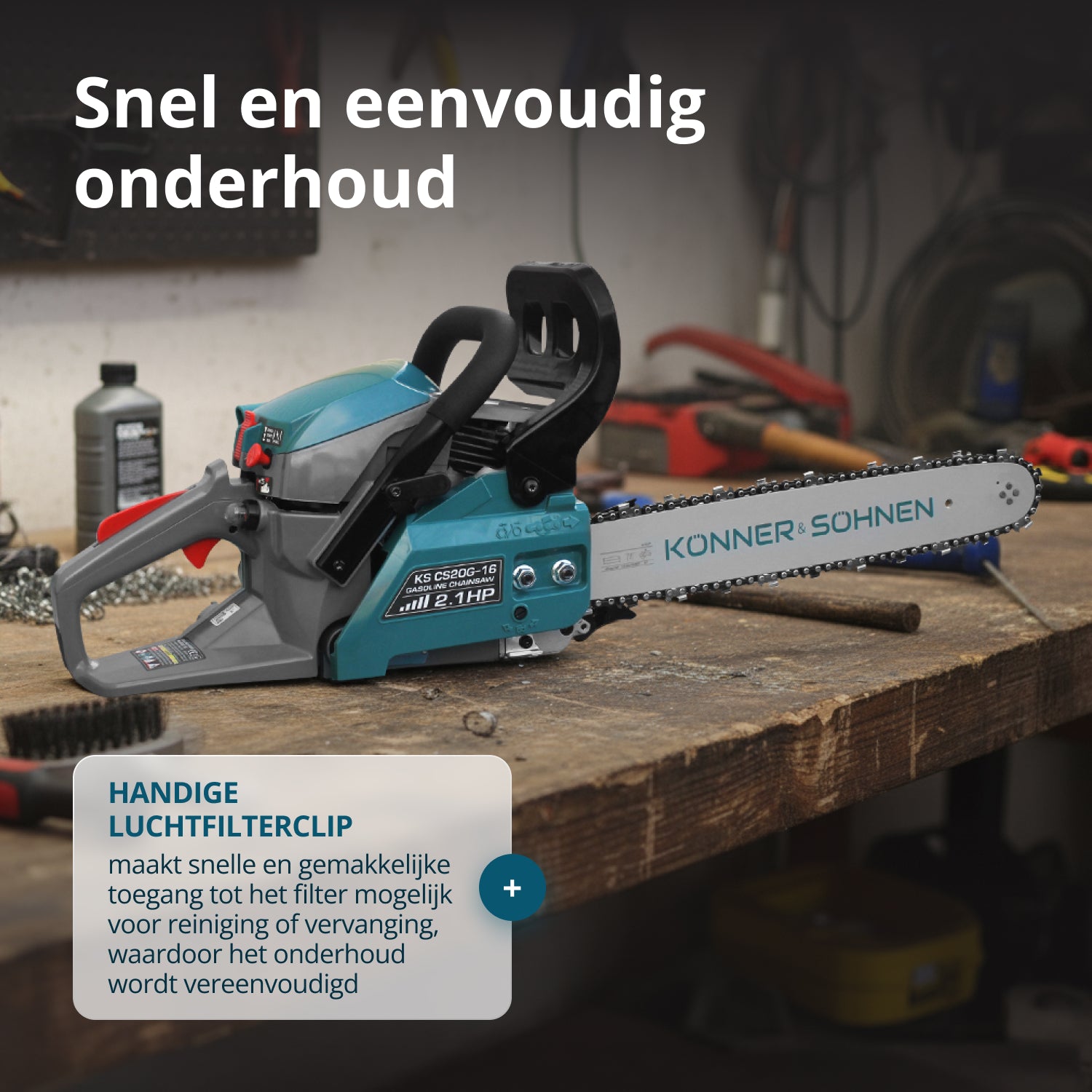 Benzinmotorsav KS CS20G-16