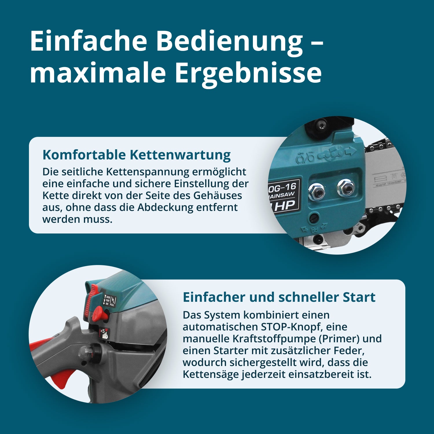 Benzinska motorna testera KS CS20G-16