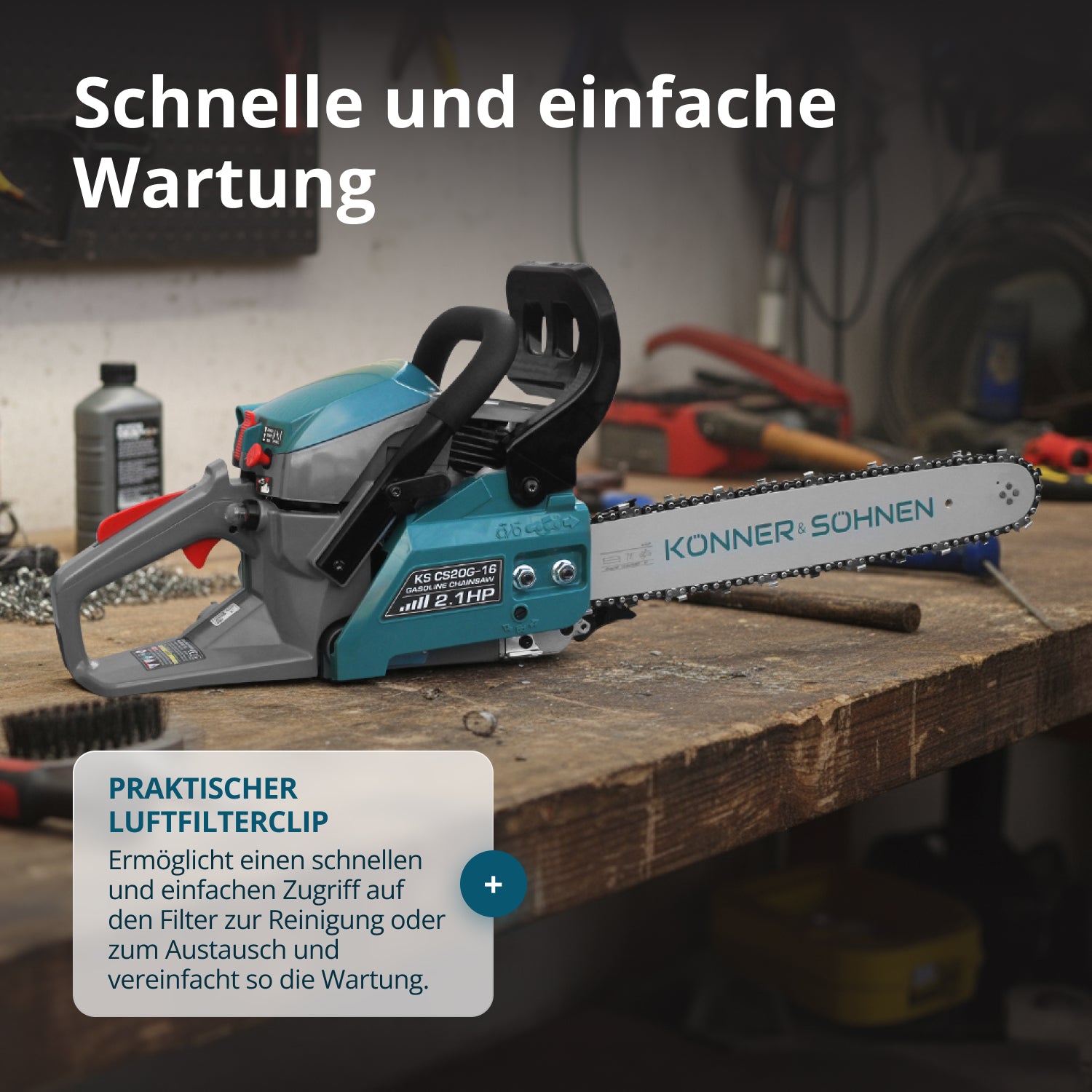 Benzinska motorna testera KS CS20G-16