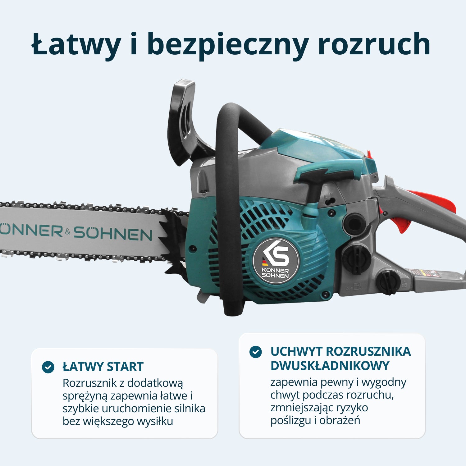 Benzin-Kettensäge KS CS20G-16