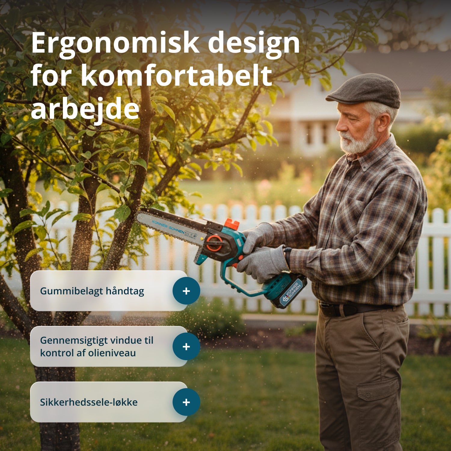 Ledningsfri Mini Kædesav KS MCS20V-8