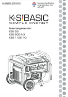 Invertergenerator KSB 55i, KSB 80iE-1/3, KSB 110iE-1/3