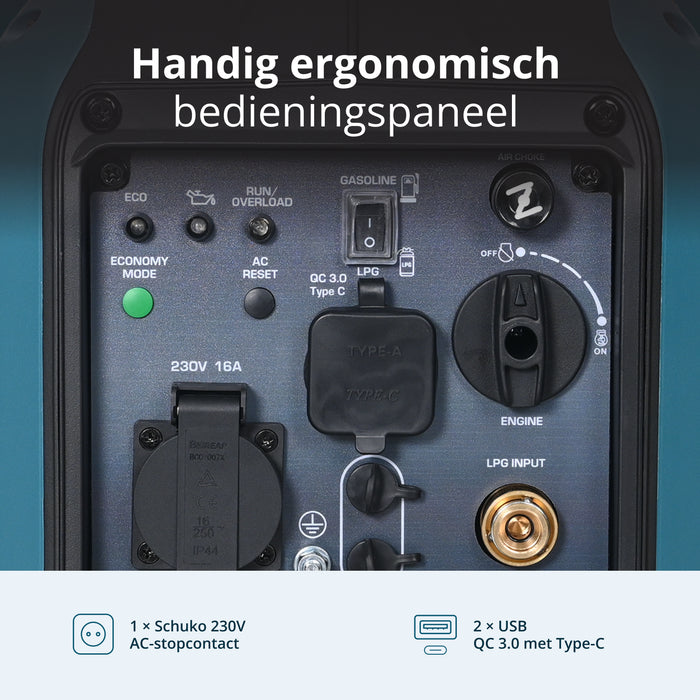 Invertergenerator (LPG/benzine) KS 1900iG S (Refurbished – Zo goed als nieuw)