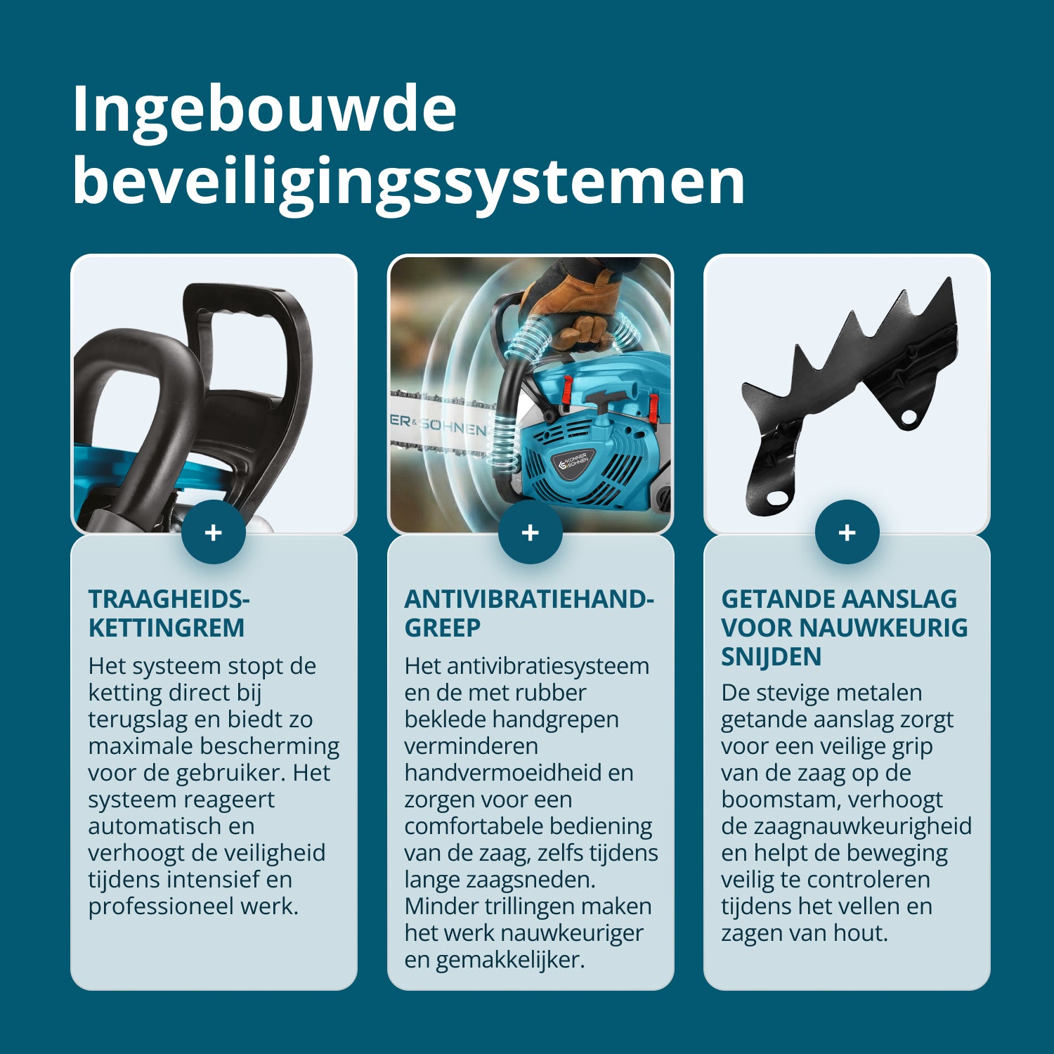 Benzinekettingzaag KS CS40G-20