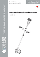 Bezprzewodowa podkaszarka ogrodowa KS BCT1-40V