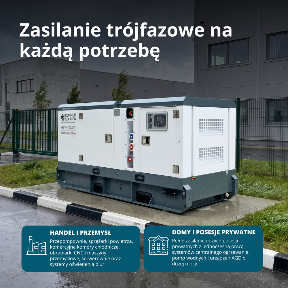 Dieselowy trójfazowy agregat prądotwórczy KS 110-3BE