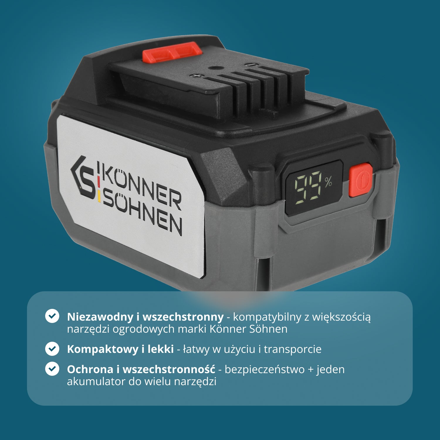 Akumulator litowy 20V KS 20V4-1