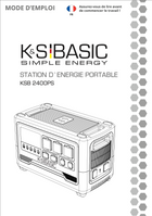 Station d’énergie portable KSB 2400PS