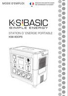 Station d'alimentation portable KSB 800PS