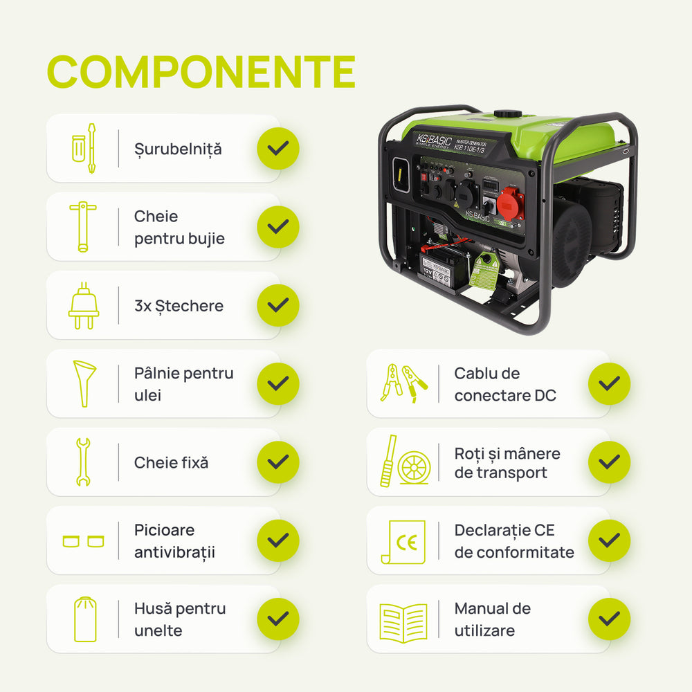 Generator Invertor KSB 110iE-1/3