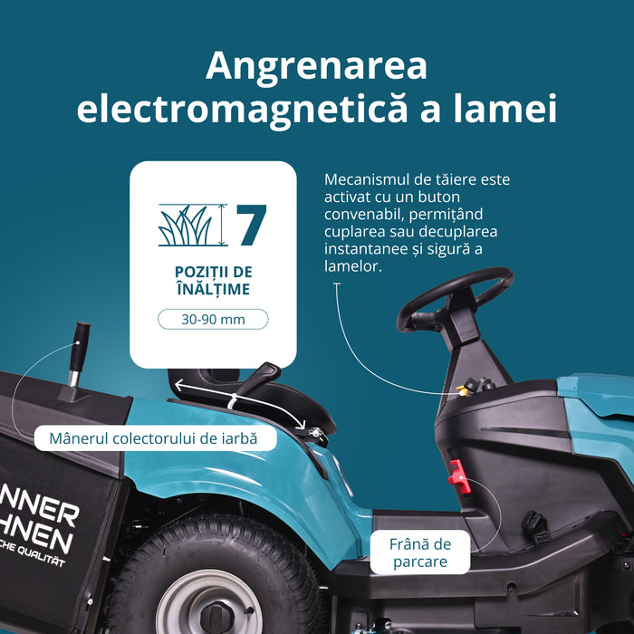Tractor de tuns gazon pe benzină KS 98TMG-H